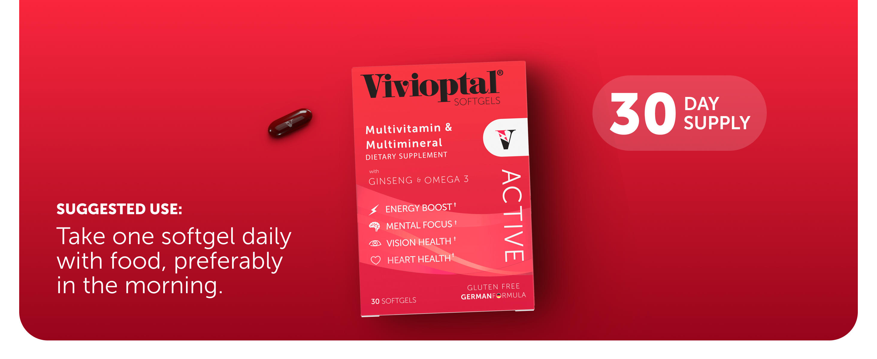 VIVIOPTAL ACTIVE 30 SOFTGELS