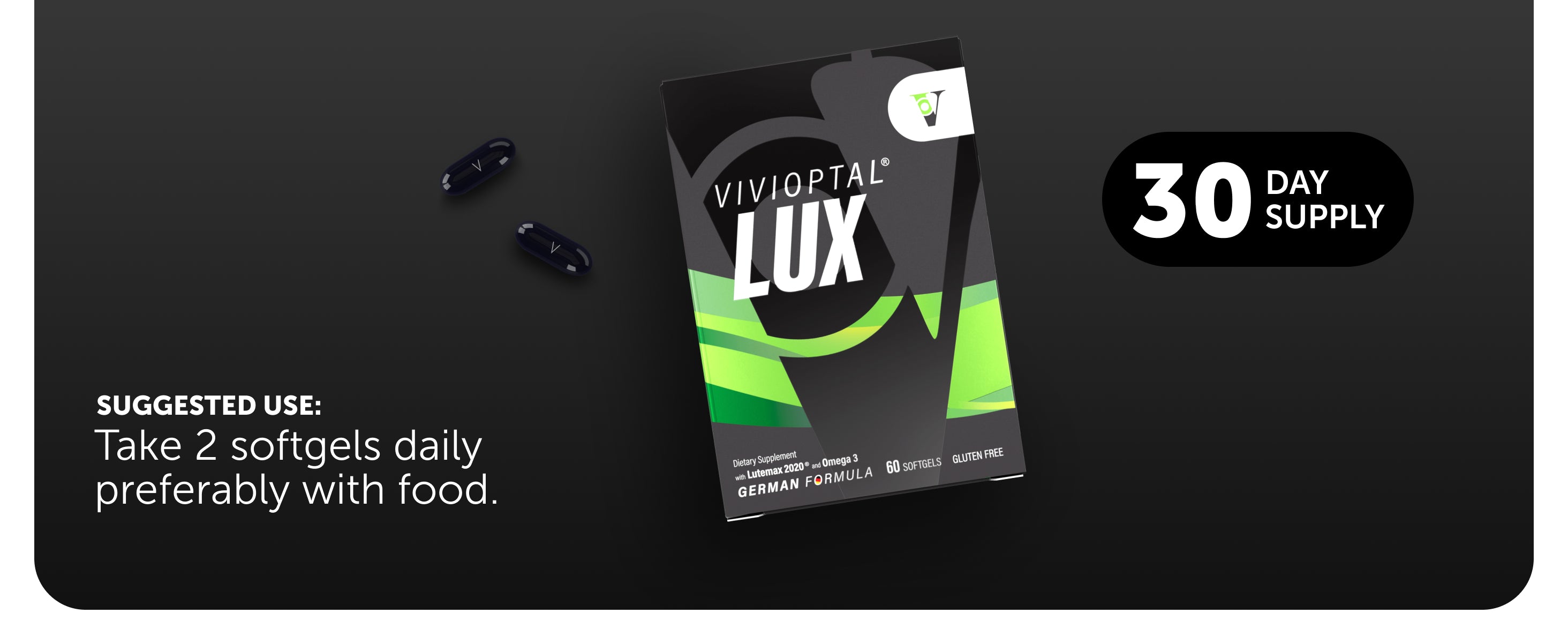 VIVIOPTAL LUX 60 SOFTGELS