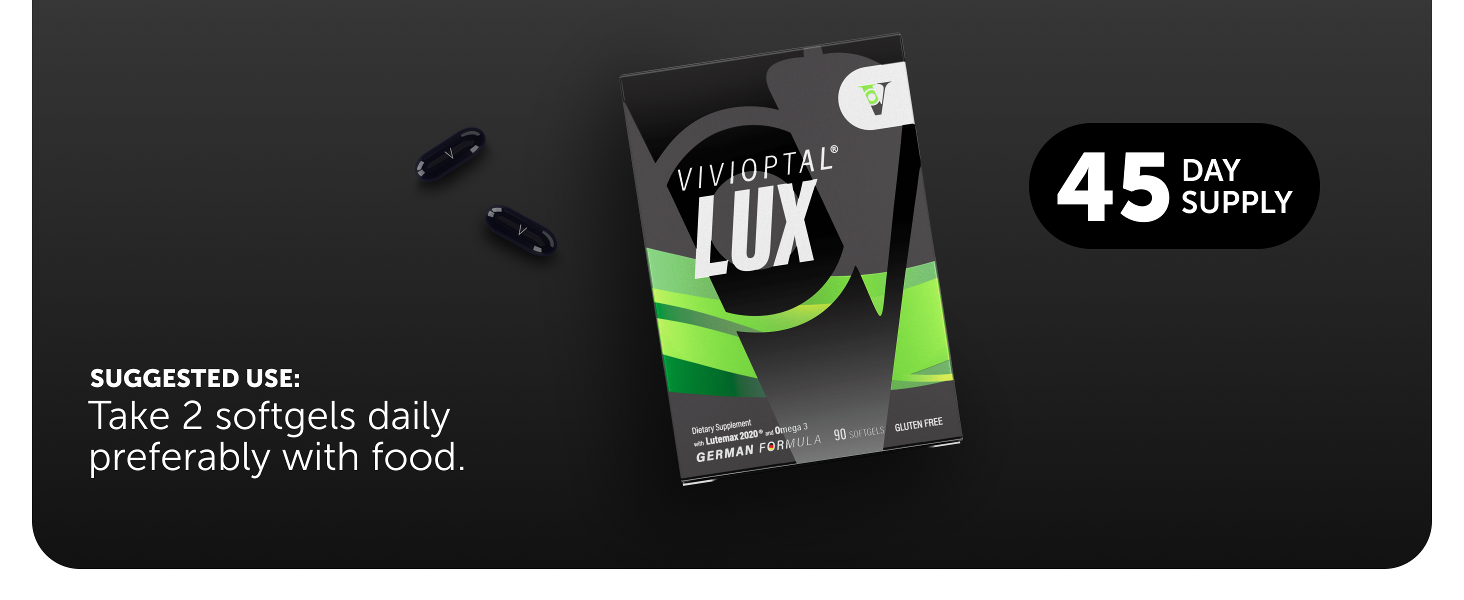 VIVIOPTAL LUX 90 SOFTGELS