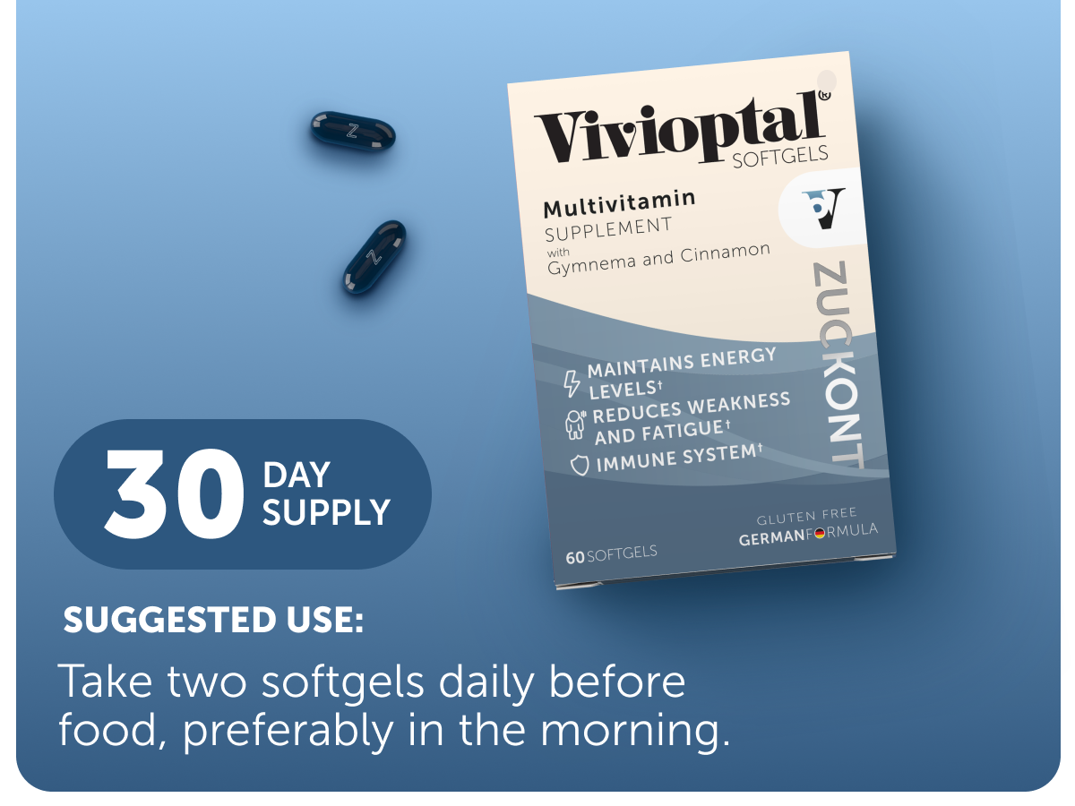 VIVIOPTAL ZUCKONT 168 UNITS MASTERPACK (60 SOFTGEL)