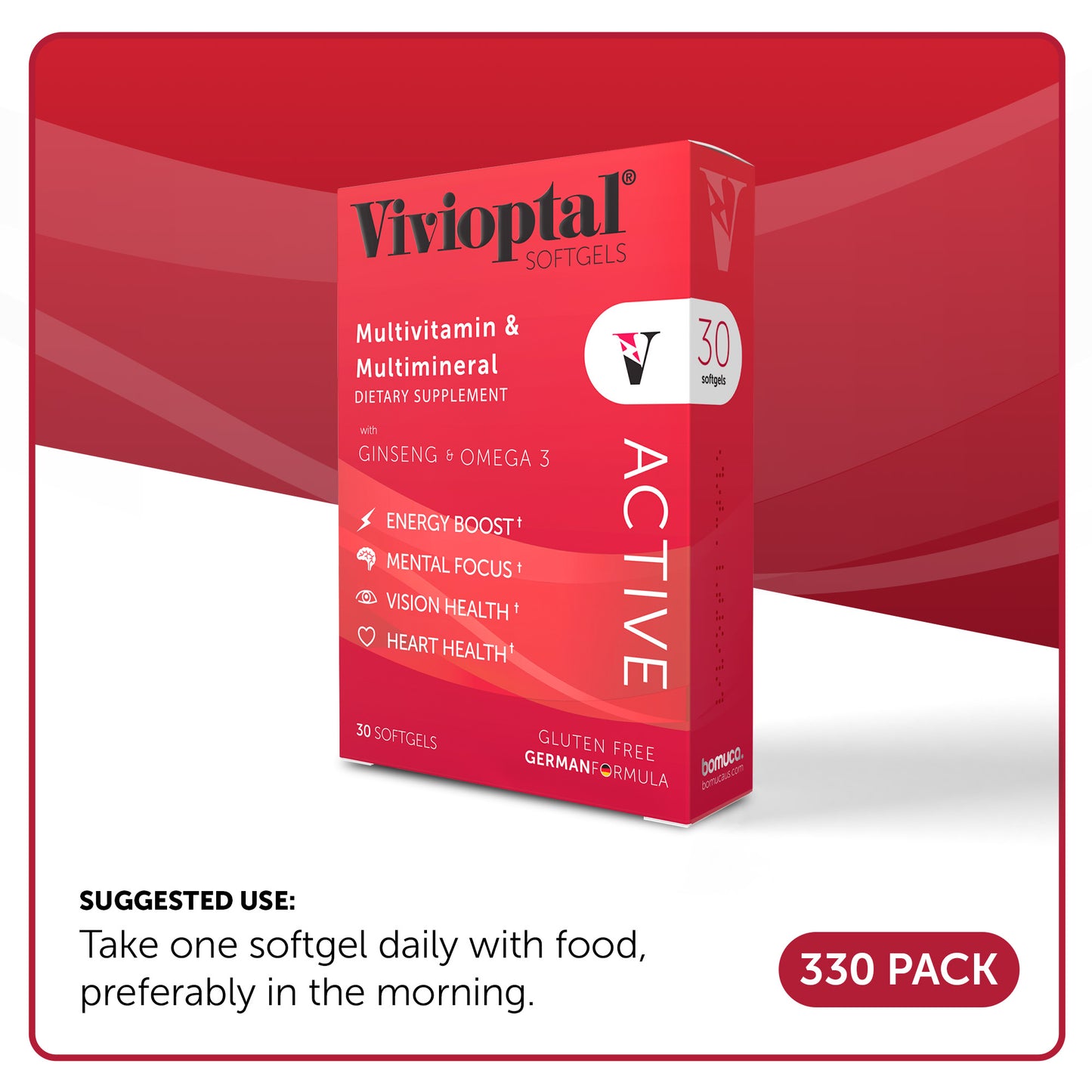 VIVIOPTAL ACTIVE 330 UNITS MASTERPACK (30 SOFTGELS)
