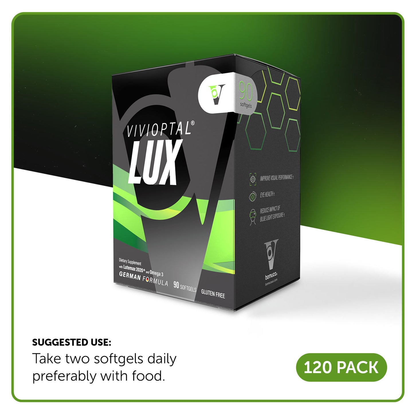 VIVIOPTAL LUX 120 UNITS MASTERPACK (90 SOFTGELS)