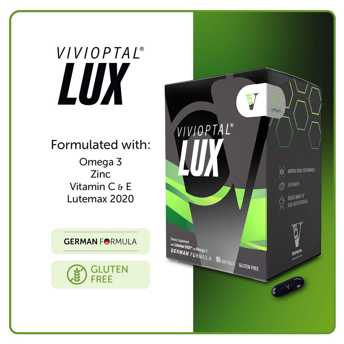 VIVIOPTAL LUX 90 SOFTGELS