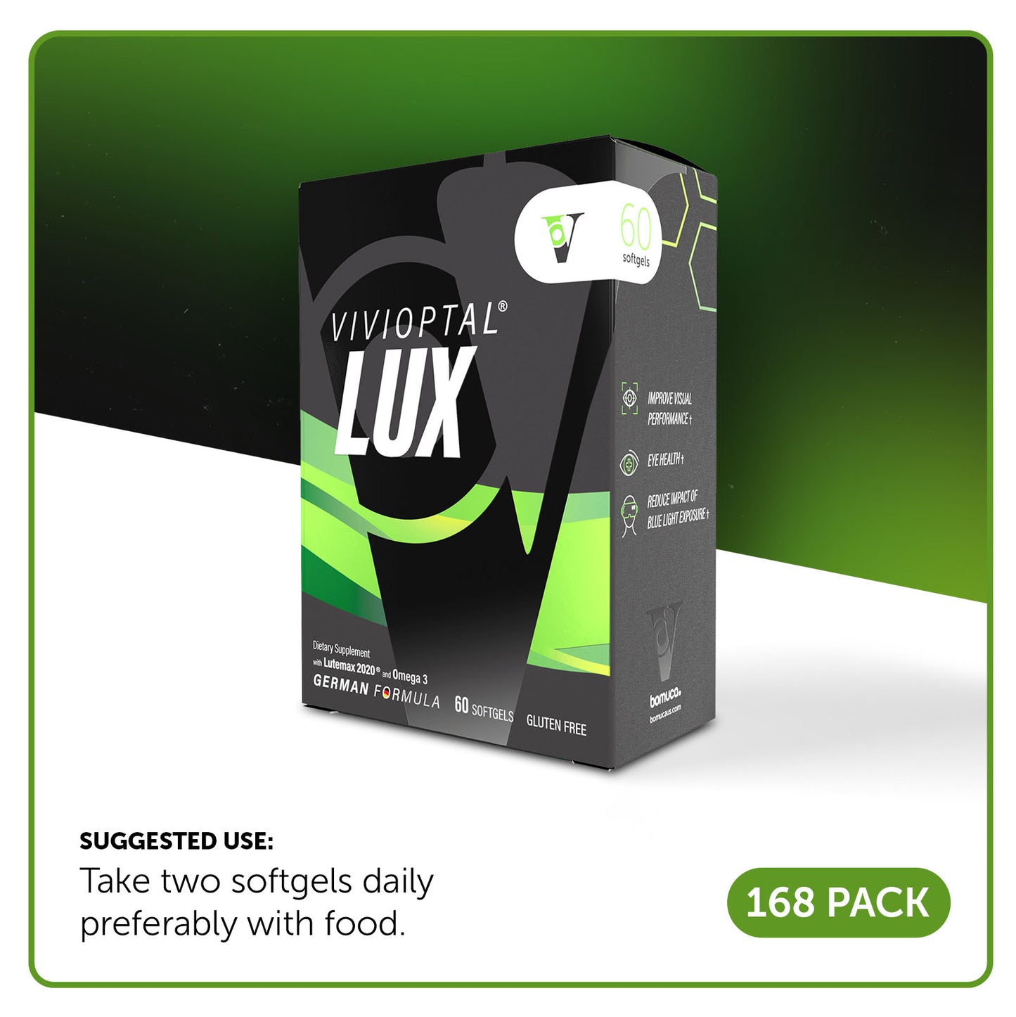 VIVIOPTAL LUX 168 UNITS MASTEPACK (60 SOFTGELS)