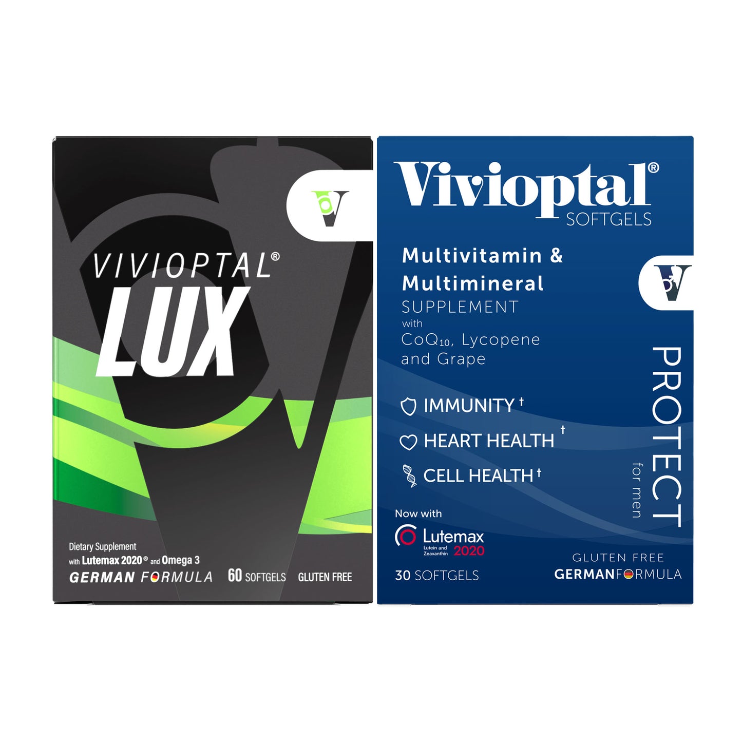 Vivioptal for Men, 30 Softgels + Vivioptal Lux, 60 Softgels