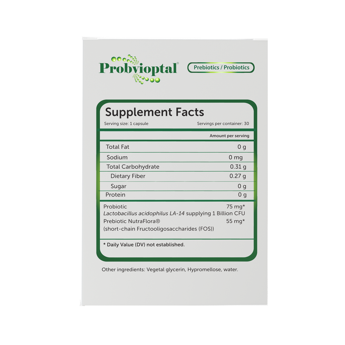 PROBVIOPTAL 30 CAPSULES