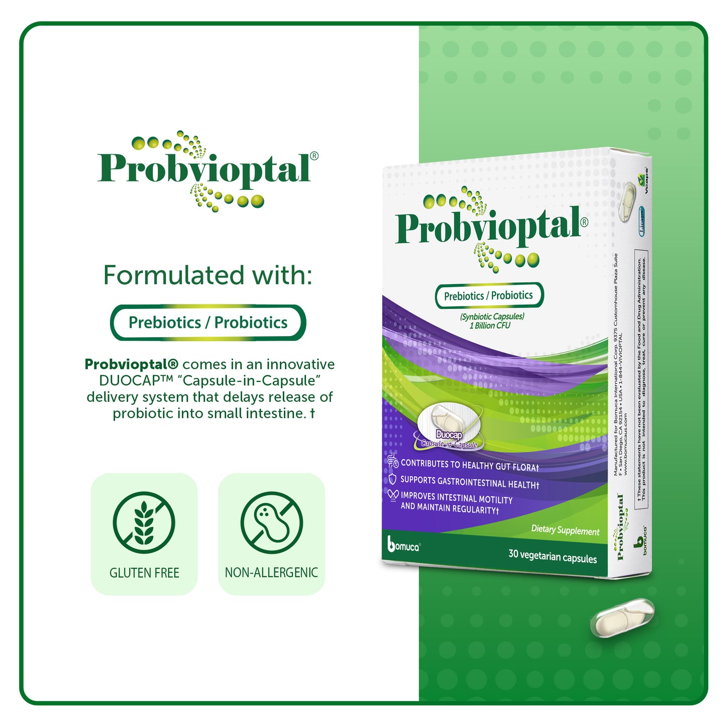 PROBVIOPTAL 30 CAPSULES