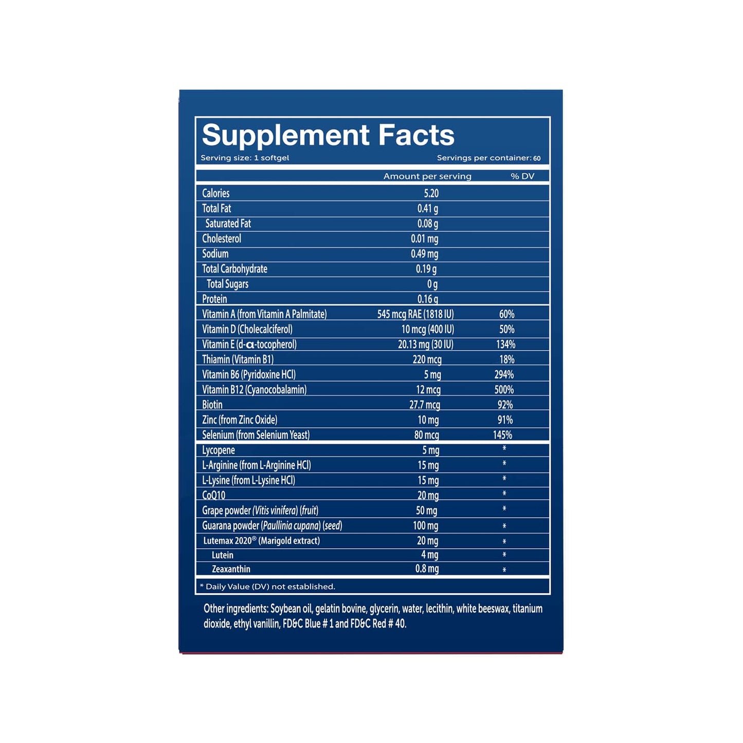 VIVIOPTAL PROTECT 60 SOFTGELS