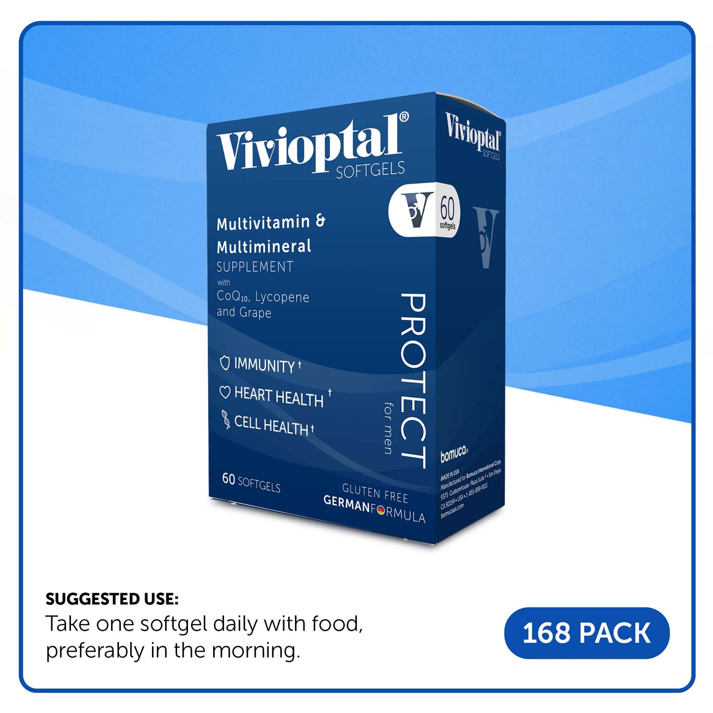 VIVIOPTAL PROTECT 168 UNITS MASTERPACK (60 SOFTGELS)
