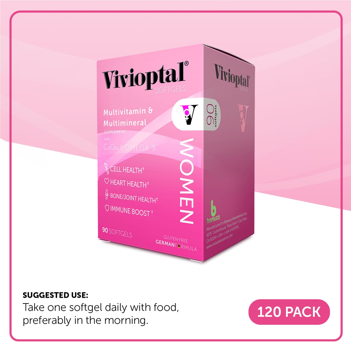 VIVIOPTAL WOMEN 120 UNITS MASTERPACK (90 SOFTGELS)