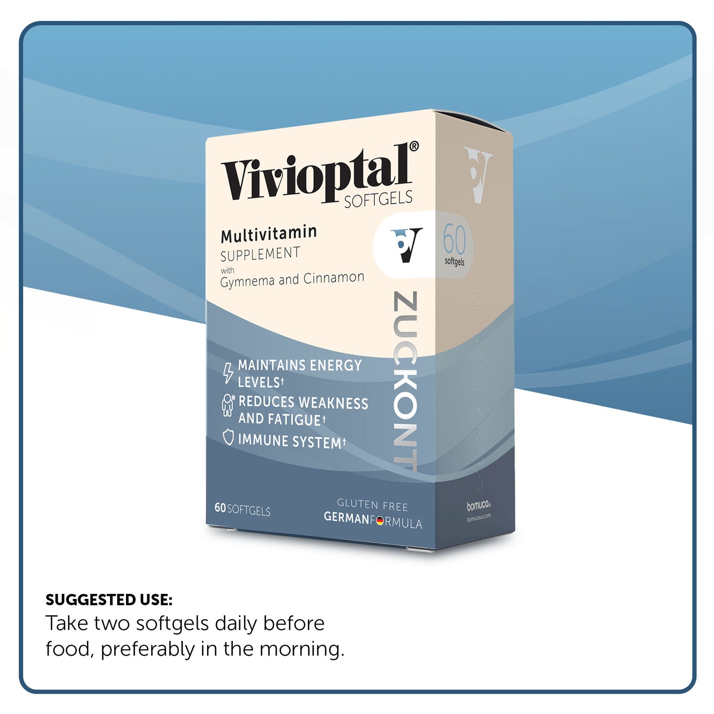 VIVIOPTAL ZUCKONT 60 SOFTGELS