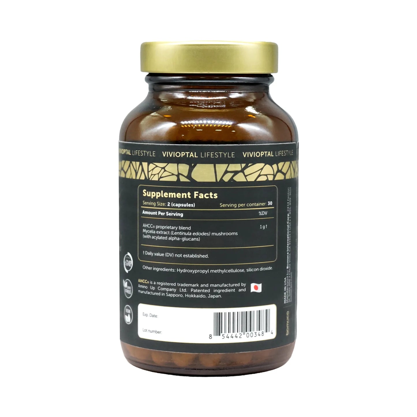 VIVIOPTAL LIFESTYLE - AHCC® 60 CAPSULES