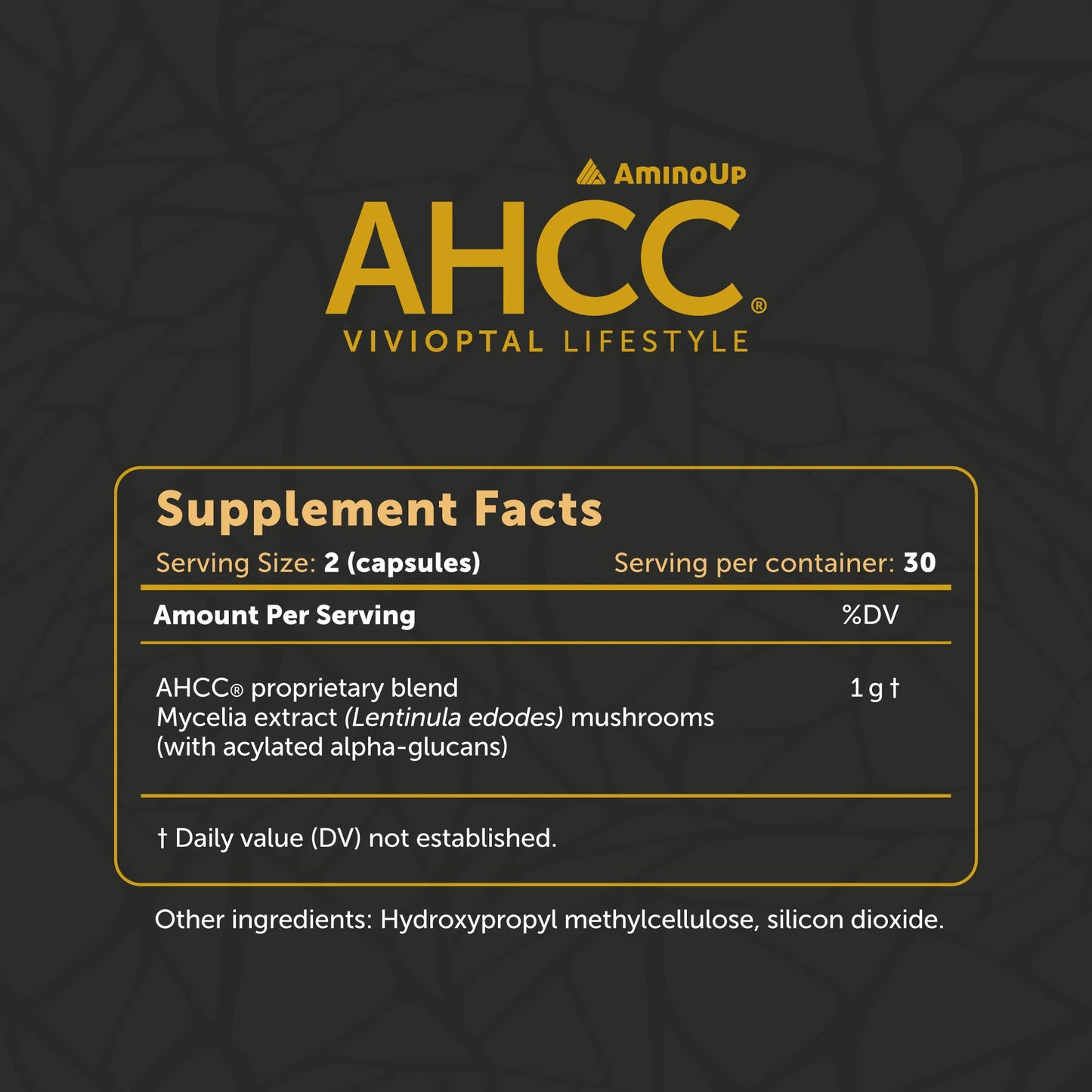VIVIOPTAL LIFESTYLE - AHCC® 60 CAPSULES