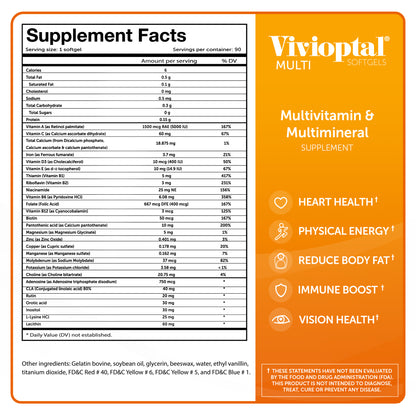 VIVIOPTAL MULTI 90 SOFTGELS