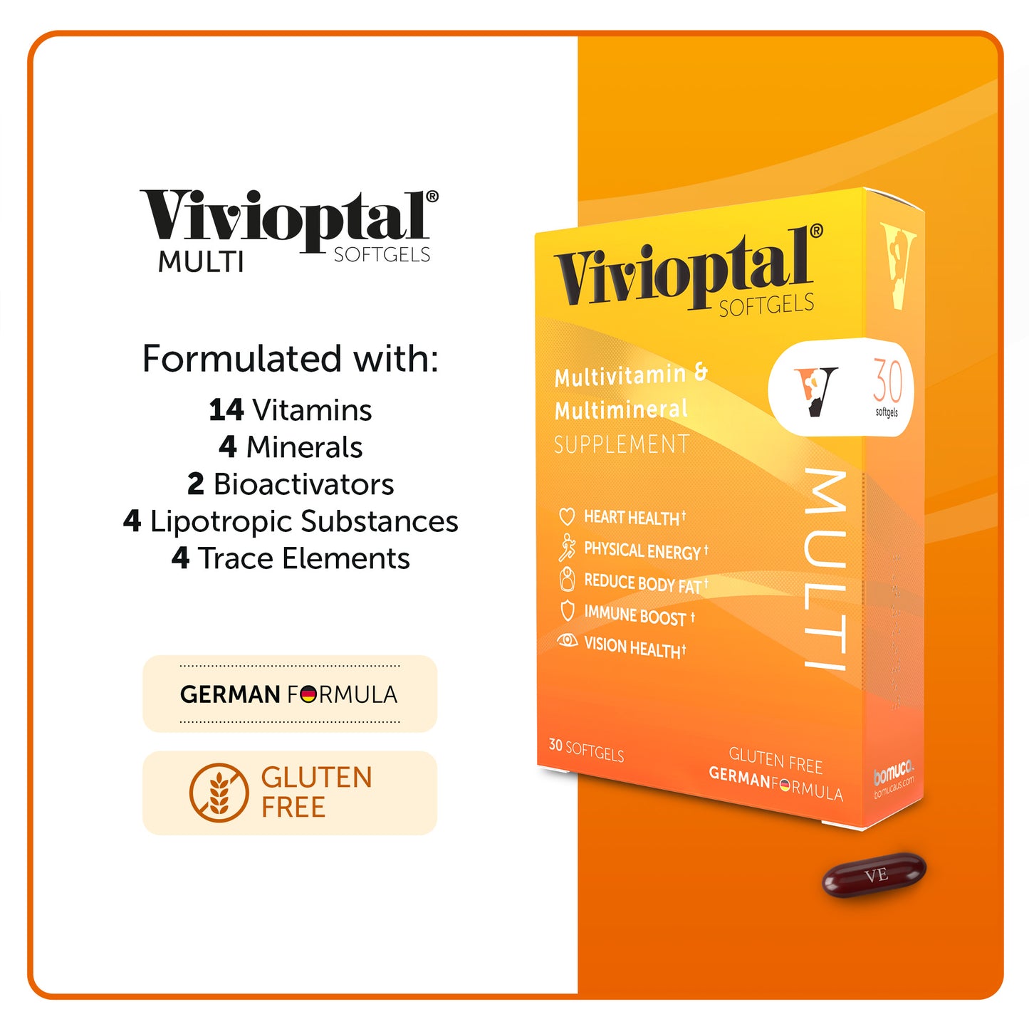 VIVIOPTAL MULTI 330 UNITS MASTERPACK (30 SOFTGELS)