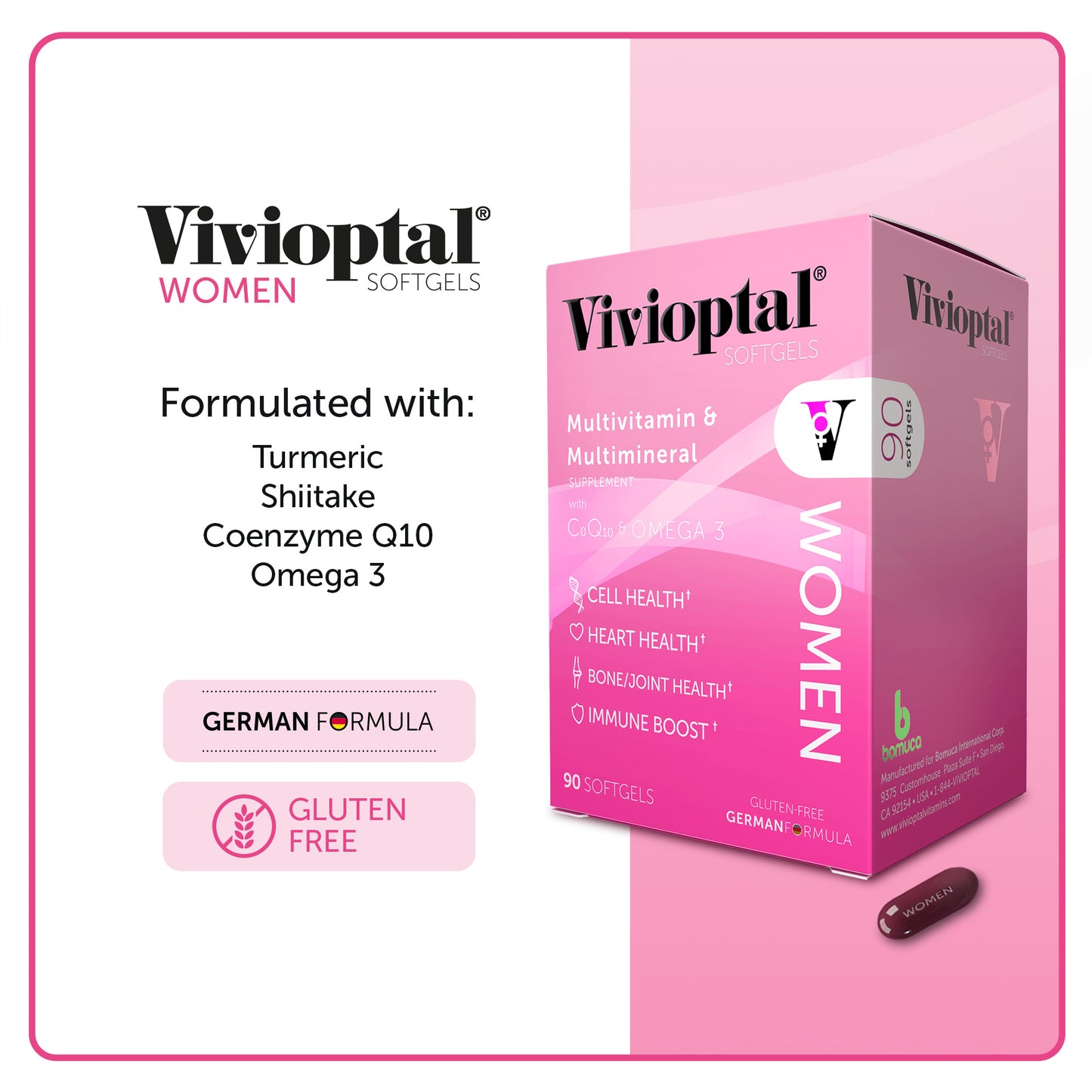 VIVIOPTAL WOMEN 1 YEAR SUPPLY