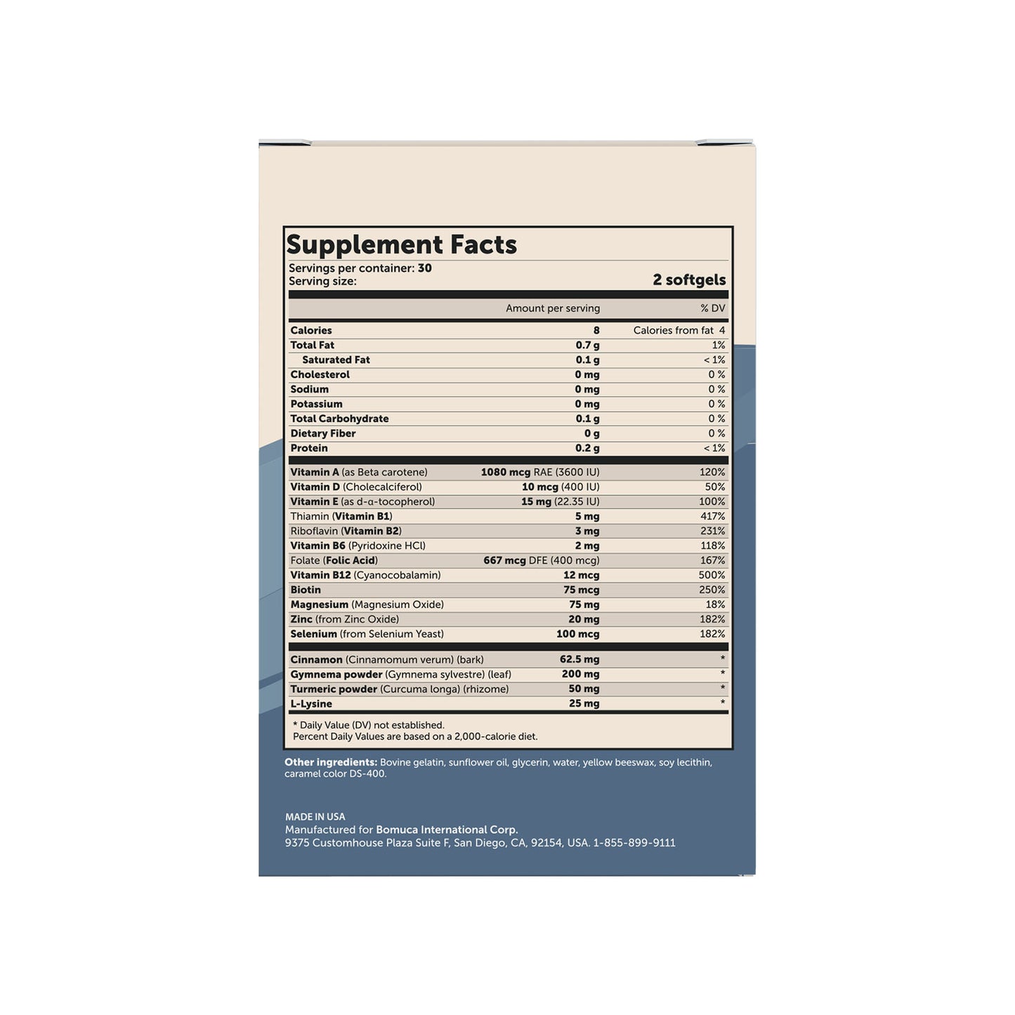 VIVIOPTAL ZUCKONT 60 SOFTGELS