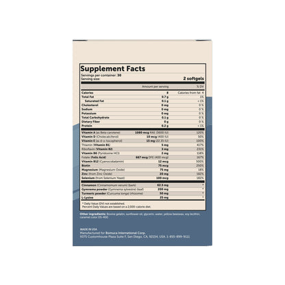 VIVIOPTAL ZUCKONT 60 SOFTGELS